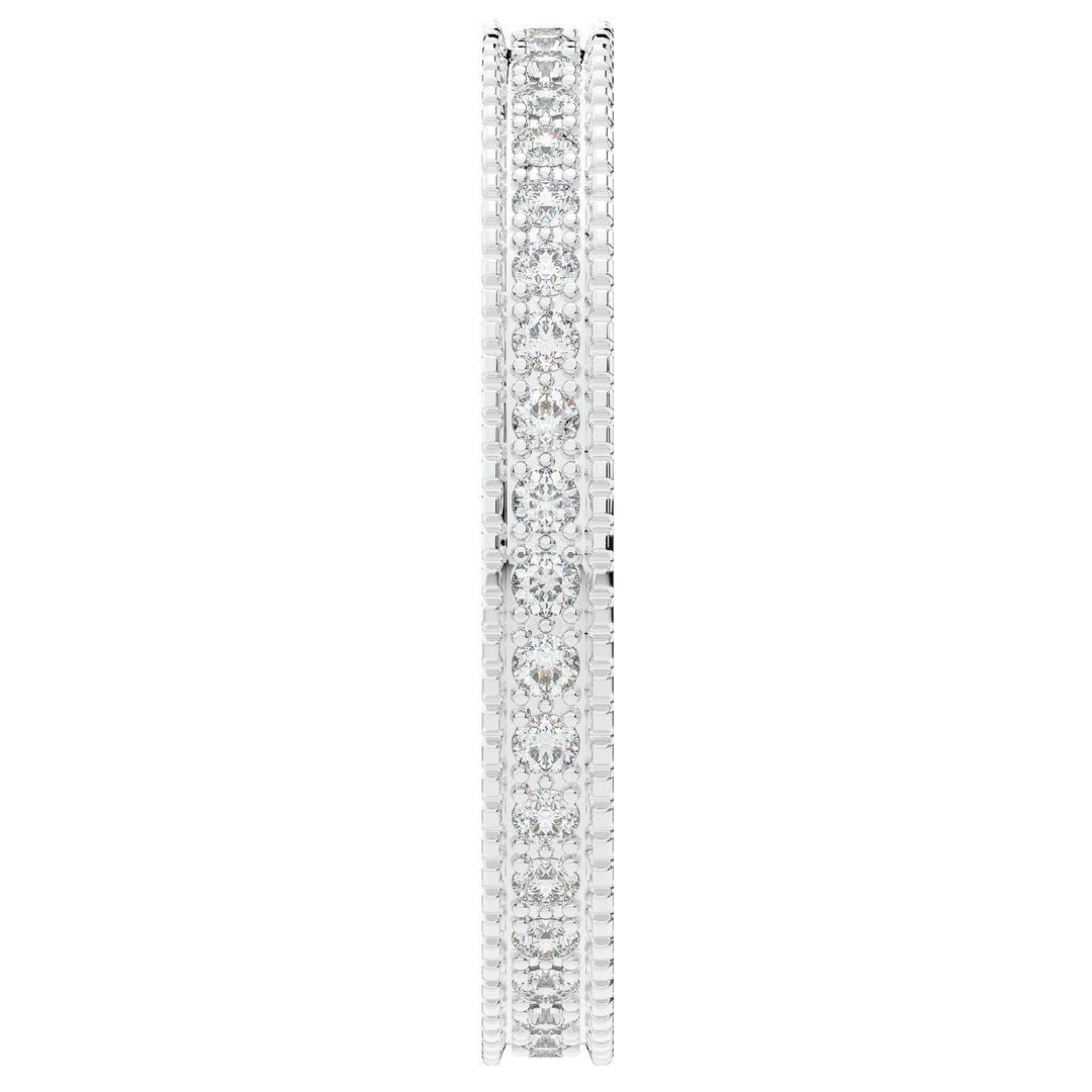 0.25CT.TW ROUND LAB DIAMOND ETERNITY WEDDING BAND - Nazarelle