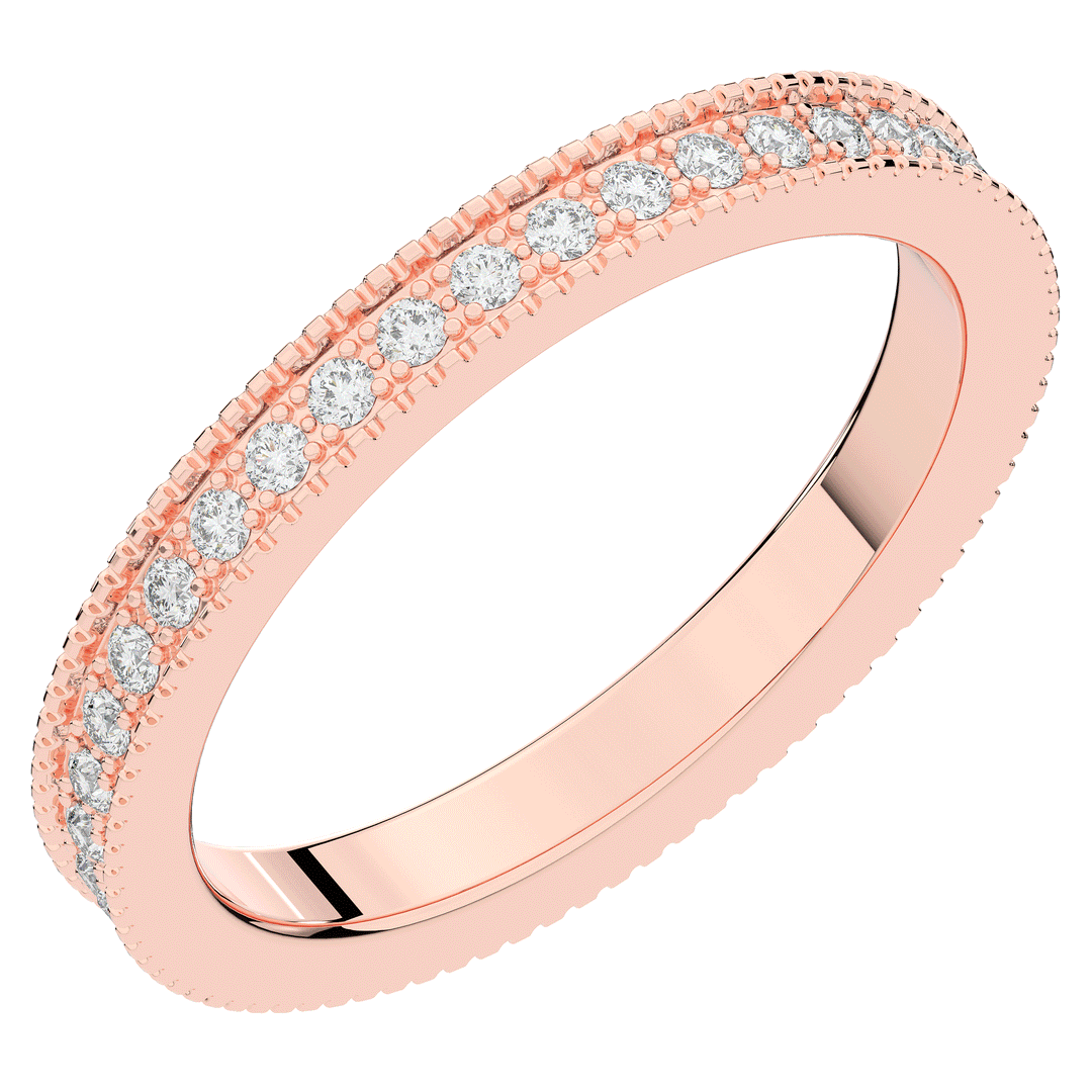 0.25CT.TW ROUND LAB DIAMOND ETERNITY WEDDING BAND - Nazarelle