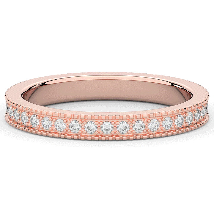 0.25CT.TW ROUND LAB DIAMOND ETERNITY WEDDING BAND - Nazarelle