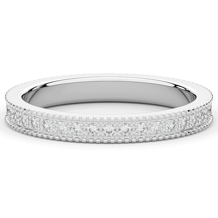 0.25CT.TW ROUND LAB DIAMOND ETERNITY WEDDING BAND - Nazarelle