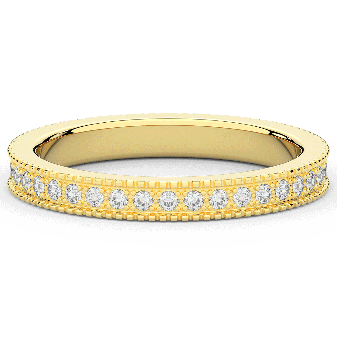 0.25CT.TW ROUND LAB DIAMOND ETERNITY WEDDING BAND - Nazarelle