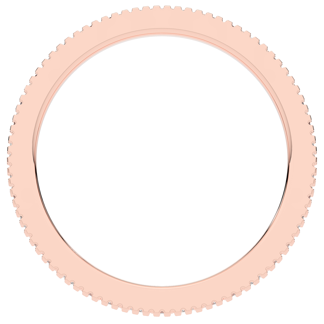 0.25CT.TW ROUND LAB DIAMOND ETERNITY WEDDING BAND - Nazarelle