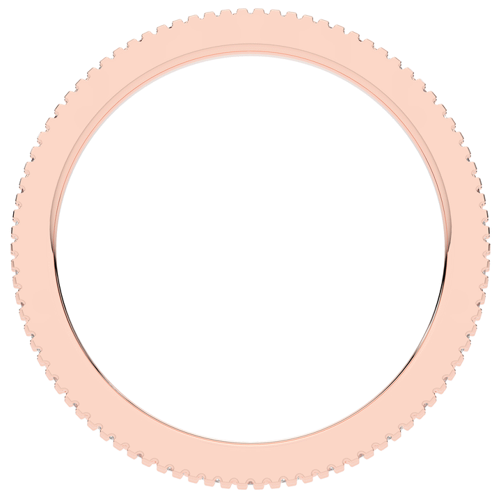 0.25CT.TW ROUND LAB DIAMOND ETERNITY WEDDING BAND - Nazarelle