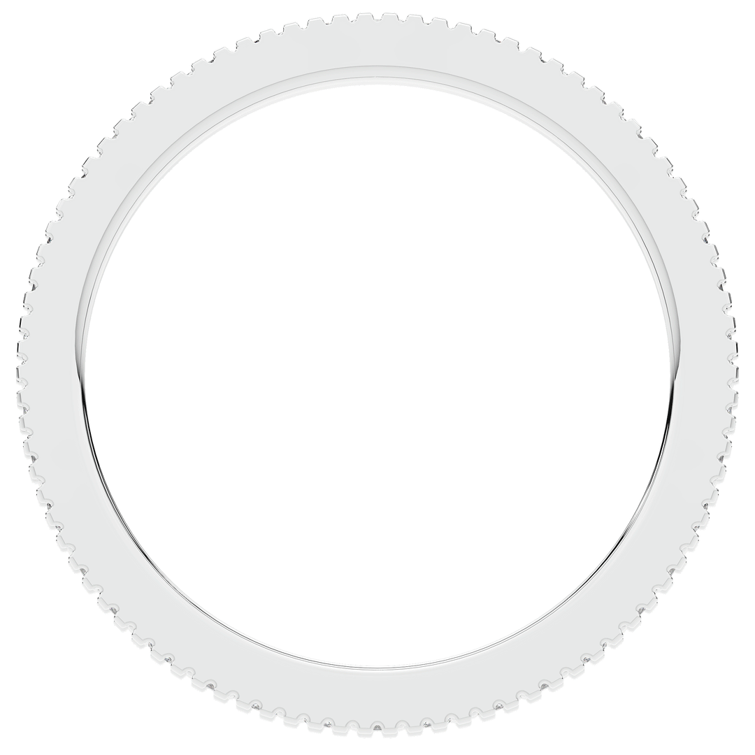 0.25CT.TW ROUND LAB DIAMOND ETERNITY WEDDING BAND - Nazarelle