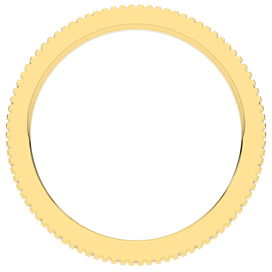 0.25CT.TW ROUND LAB DIAMOND ETERNITY WEDDING BAND - Nazarelle