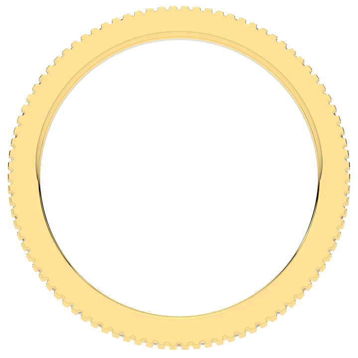 0.25CT.TW ROUND LAB DIAMOND ETERNITY WEDDING BAND - Nazarelle