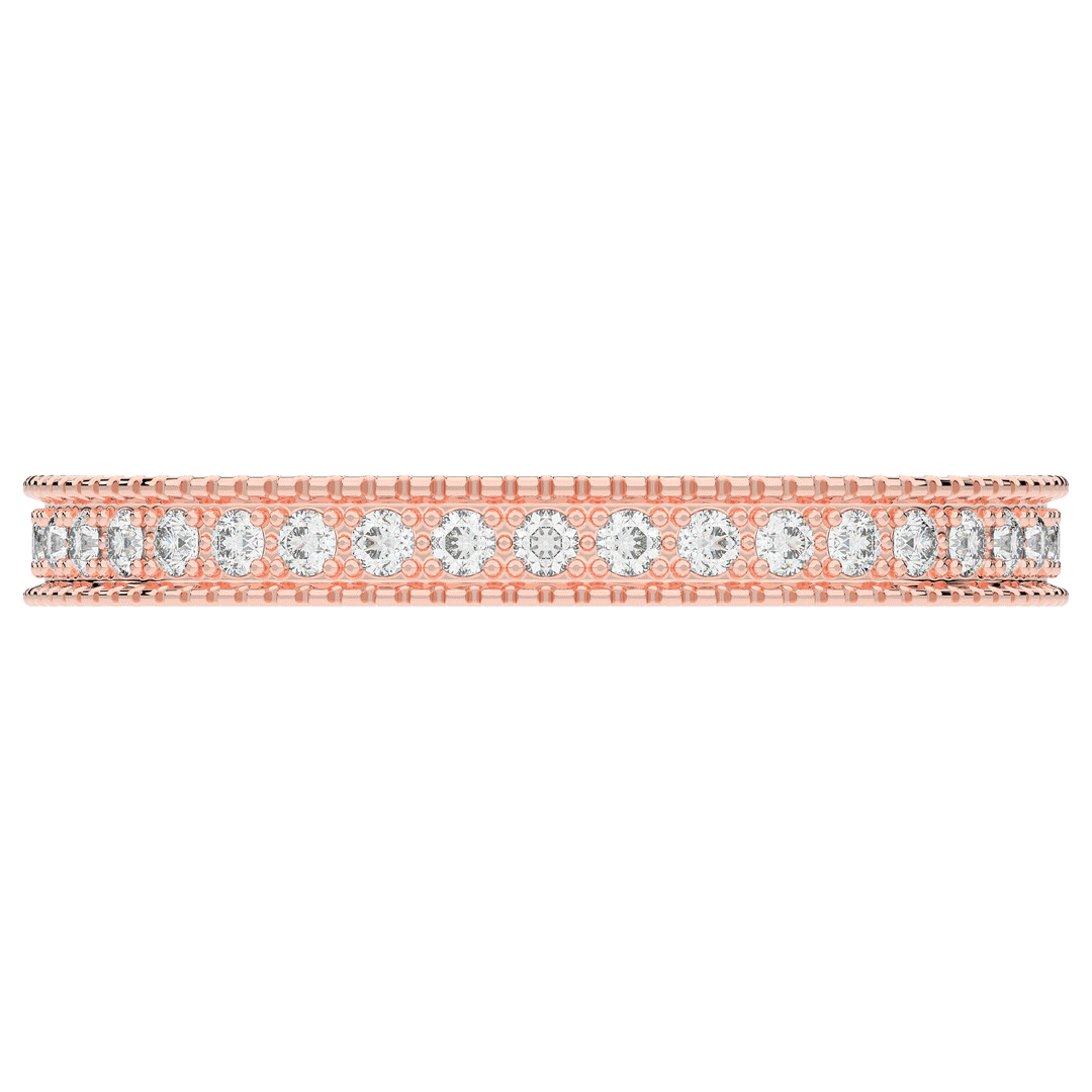 0.25CT.TW ROUND LAB DIAMOND ETERNITY WEDDING BAND - Nazarelle