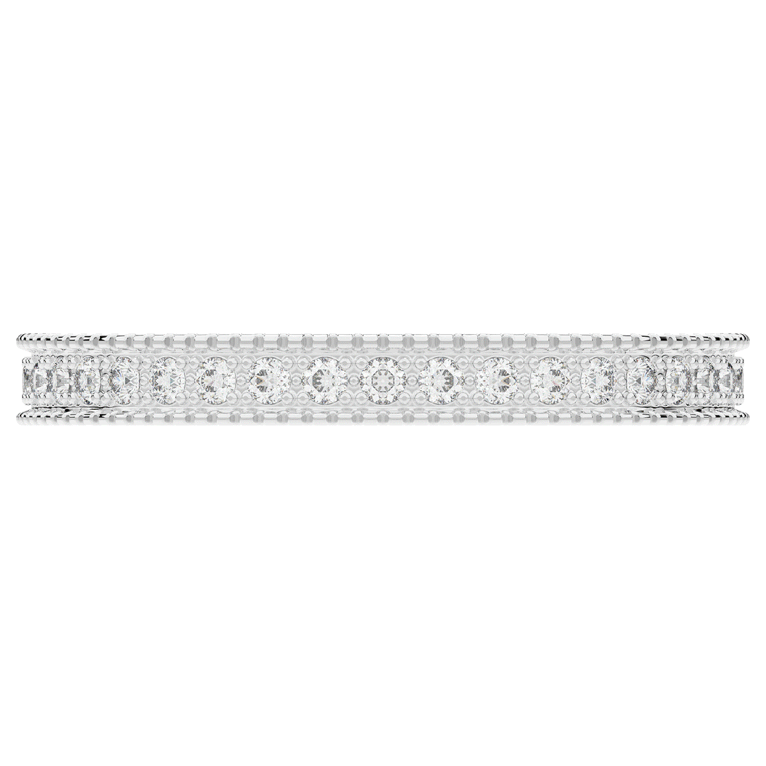 0.25CT.TW ROUND LAB DIAMOND ETERNITY WEDDING BAND - Nazarelle