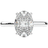 2.05CT.TW OVAL LAB DIAMOND UNDERHALO ENGAGEMENT RING - Nazarelle
