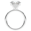 3.05CT.TW ROUND LAB DIAMOND UNDERHALO ENGAGEMENT RING - Nazarelle