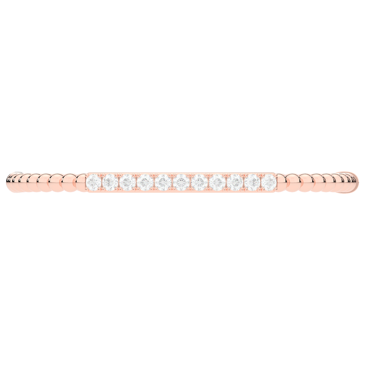 1.10CT.TW ROUND LAB DIAMOND BANGLE - Nazarelle