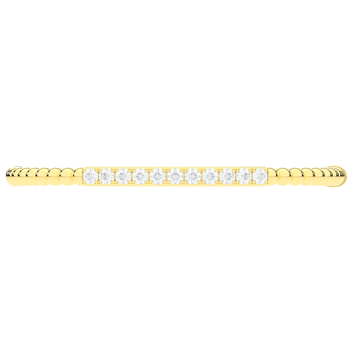 1.10CT.TW ROUND LAB DIAMOND BANGLE - Nazarelle