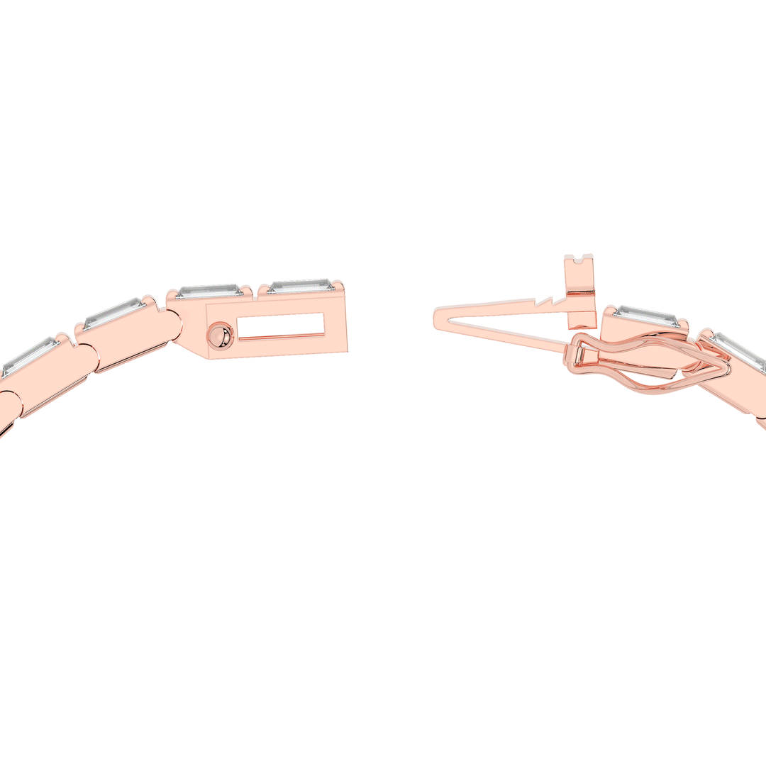 3.40CT.TW ROUND LAB DIAMOND TENNIS BRACELET - Nazarelle