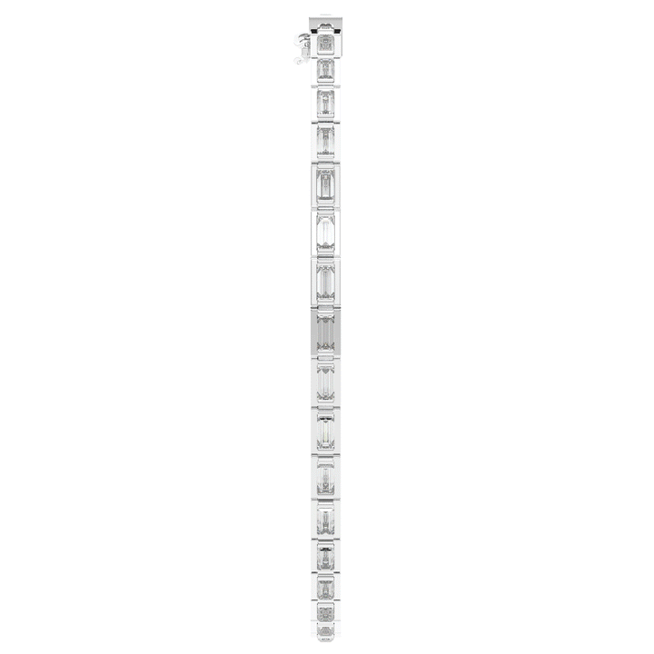 3.40CT.TW ROUND LAB DIAMOND TENNIS BRACELET - Nazarelle