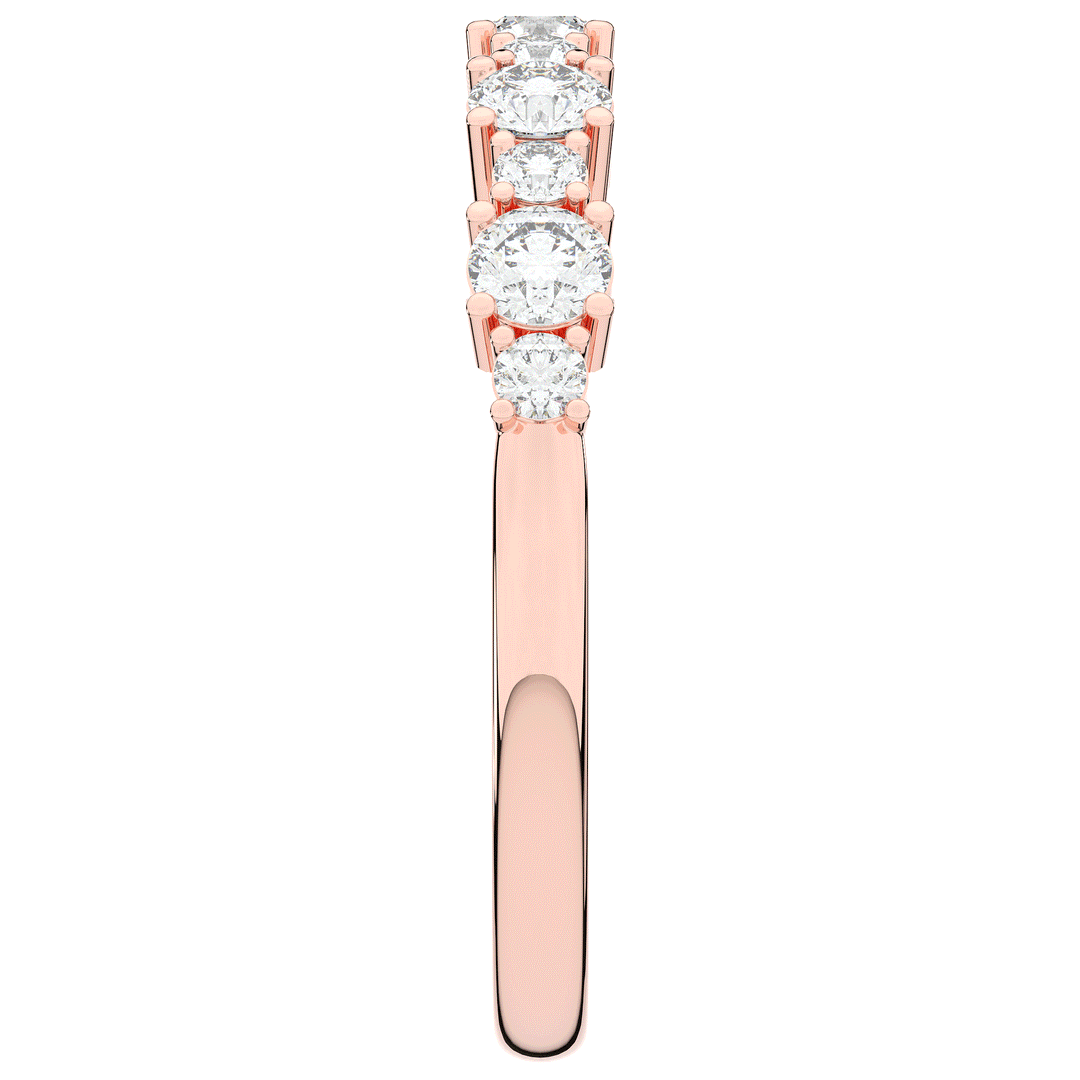 0.50CT.TW ROUND LAB DIAMOND ETERNITY WEDDING BAND - Nazarelle