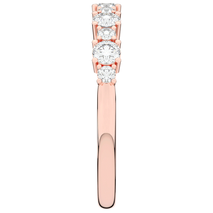 0.50CT.TW ROUND LAB DIAMOND ETERNITY WEDDING BAND - Nazarelle