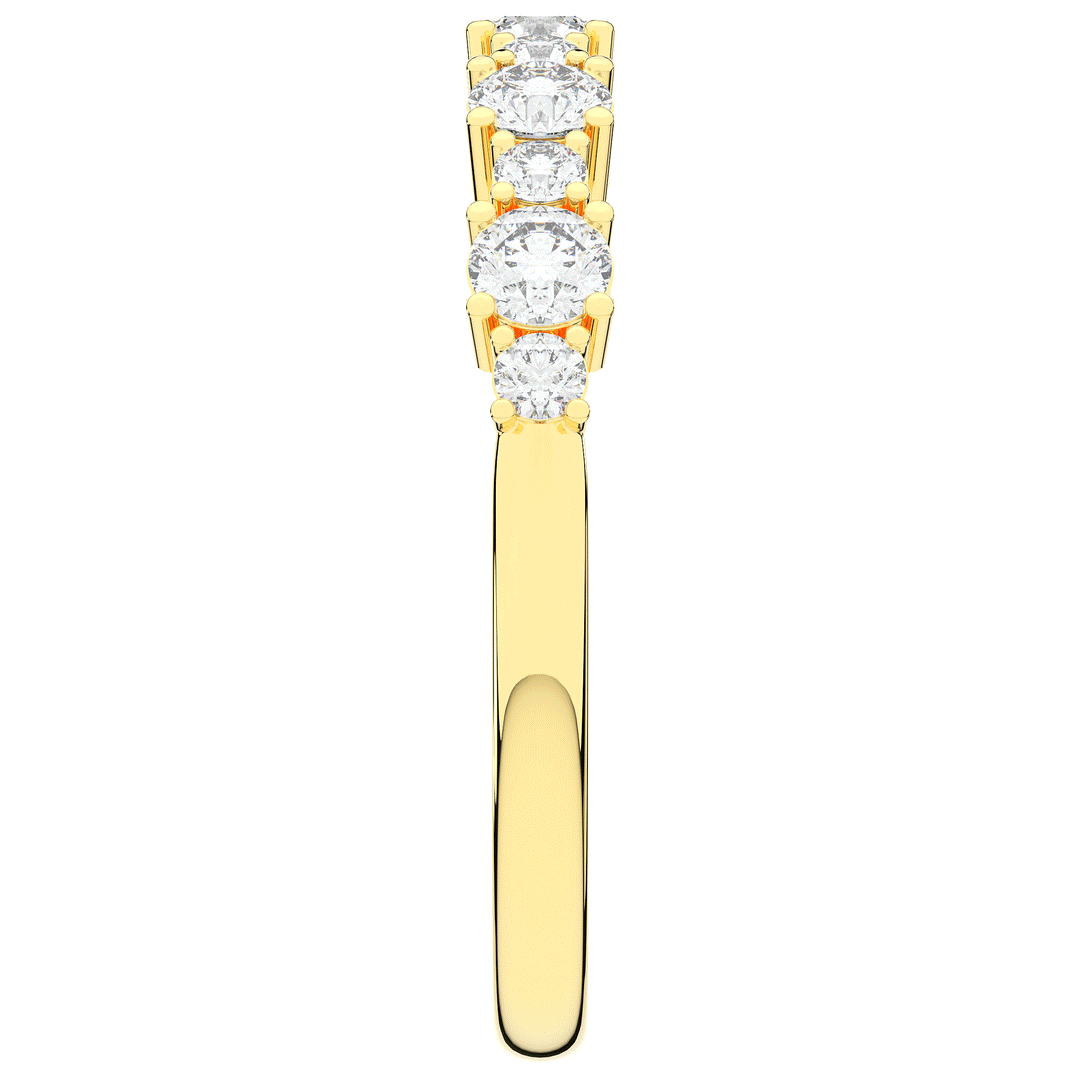 0.50CT.TW ROUND LAB DIAMOND ETERNITY WEDDING BAND - Nazarelle