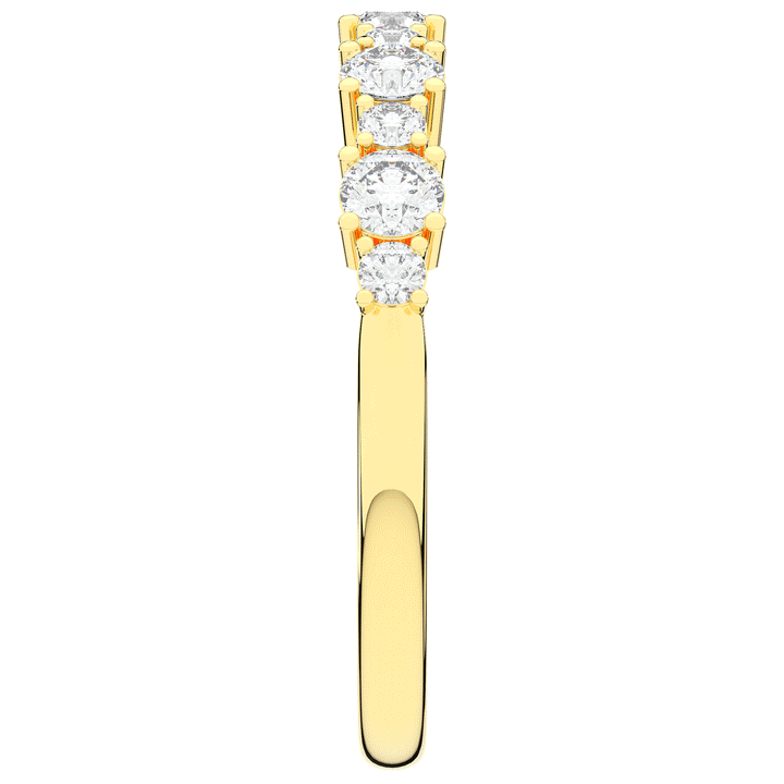 0.50CT.TW ROUND LAB DIAMOND ETERNITY WEDDING BAND - Nazarelle