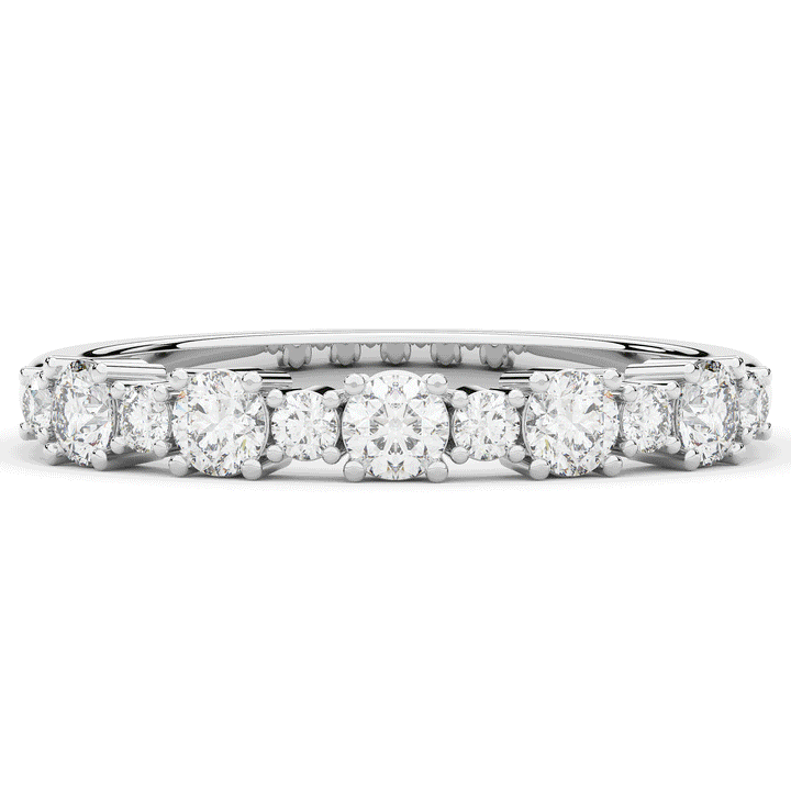 0.50CT.TW ROUND LAB DIAMOND ETERNITY WEDDING BAND - Nazarelle
