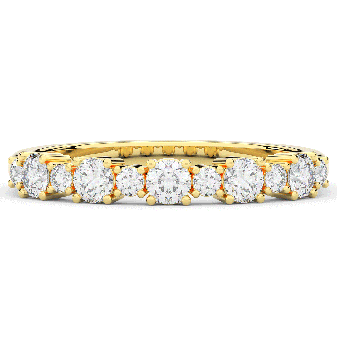 0.50CT.TW ROUND LAB DIAMOND ETERNITY WEDDING BAND - Nazarelle
