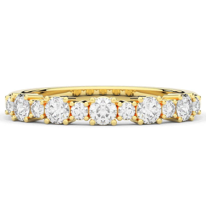 0.50CT.TW ROUND LAB DIAMOND ETERNITY WEDDING BAND - Nazarelle