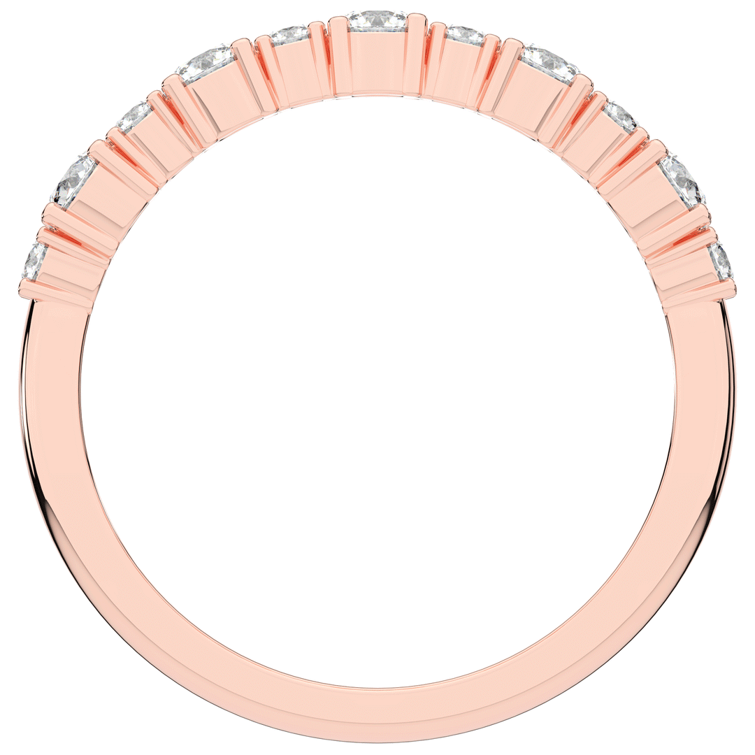 0.50CT.TW ROUND LAB DIAMOND ETERNITY WEDDING BAND - Nazarelle