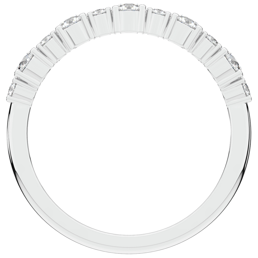 0.50CT.TW ROUND LAB DIAMOND ETERNITY WEDDING BAND - Nazarelle