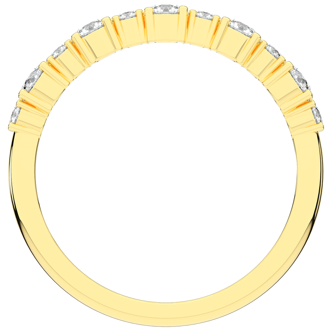 0.50CT.TW ROUND LAB DIAMOND ETERNITY WEDDING BAND - Nazarelle