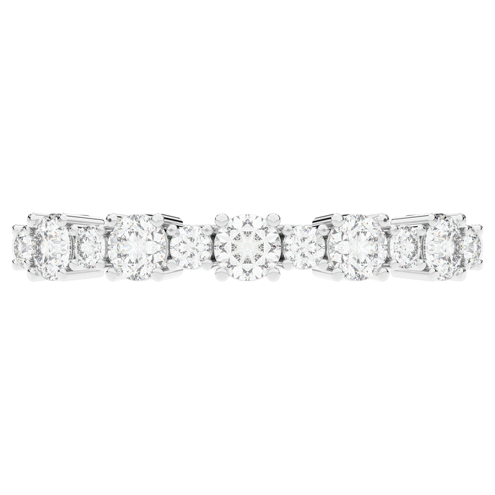 0.50CT.TW ROUND LAB DIAMOND ETERNITY WEDDING BAND - Nazarelle