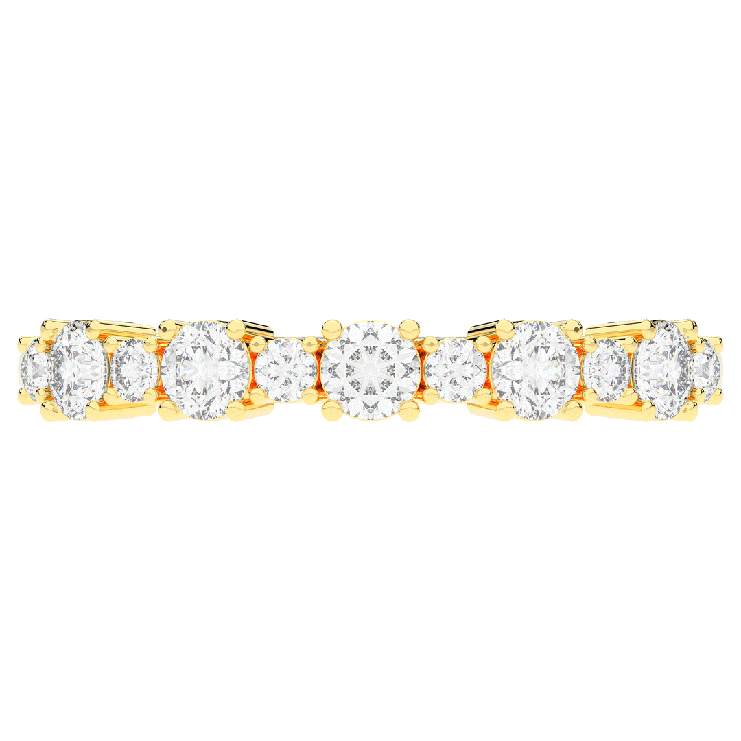 0.50CT.TW ROUND LAB DIAMOND ETERNITY WEDDING BAND - Nazarelle