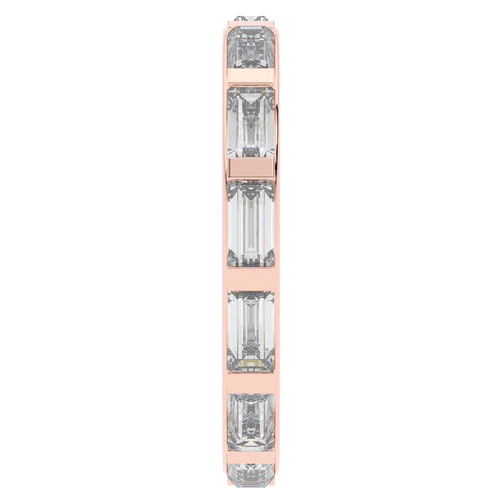 1.30CT.TW BAGUETTE LAB DIAMOND SHARED PRONG ETERNITY WEDDING BAND - Nazarelle