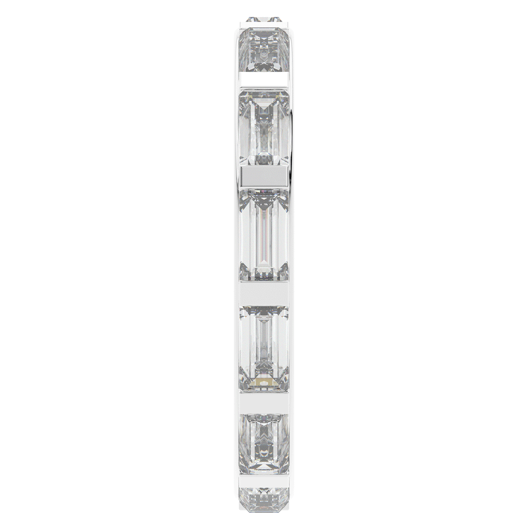1.30CT.TW BAGUETTE LAB DIAMOND SHARED PRONG ETERNITY WEDDING BAND - Nazarelle