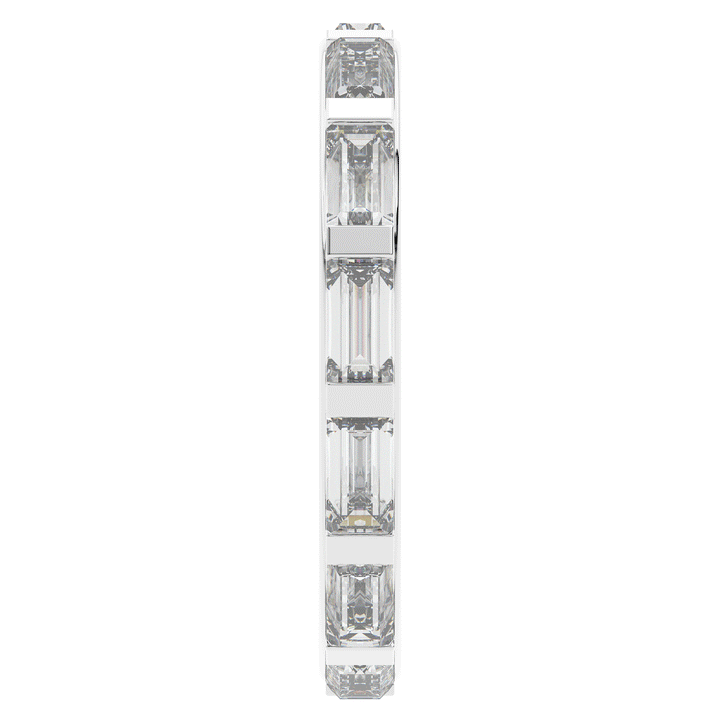 1.30CT.TW BAGUETTE LAB DIAMOND SHARED PRONG ETERNITY WEDDING BAND - Nazarelle