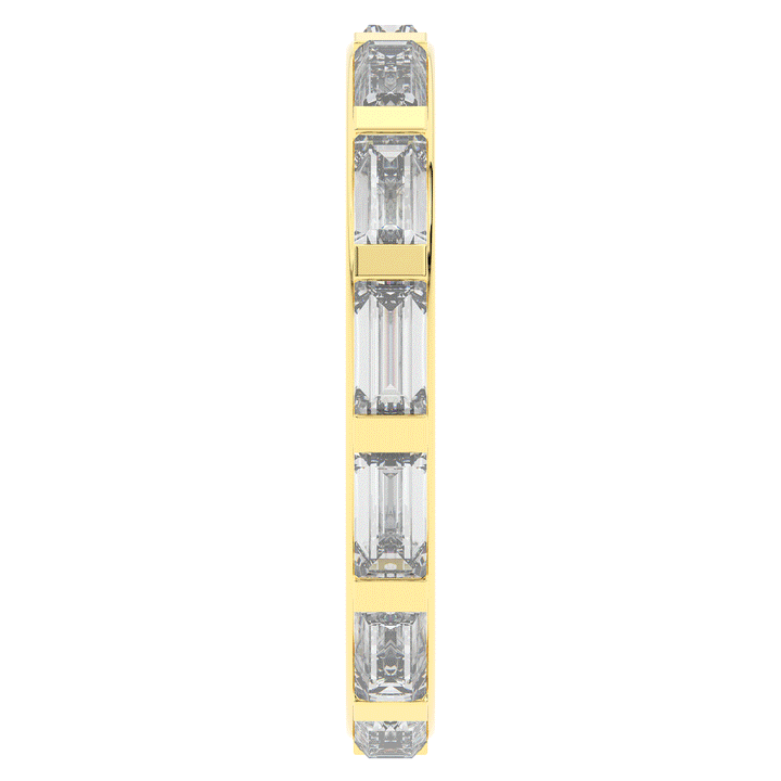 1.30CT.TW BAGUETTE LAB DIAMOND SHARED PRONG ETERNITY WEDDING BAND - Nazarelle