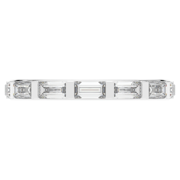 1.30CT.TW BAGUETTE LAB DIAMOND SHARED PRONG ETERNITY WEDDING BAND - Nazarelle