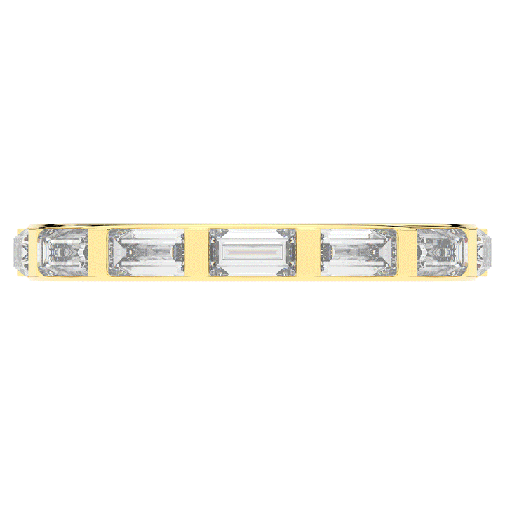 1.30CT.TW BAGUETTE LAB DIAMOND SHARED PRONG ETERNITY WEDDING BAND - Nazarelle