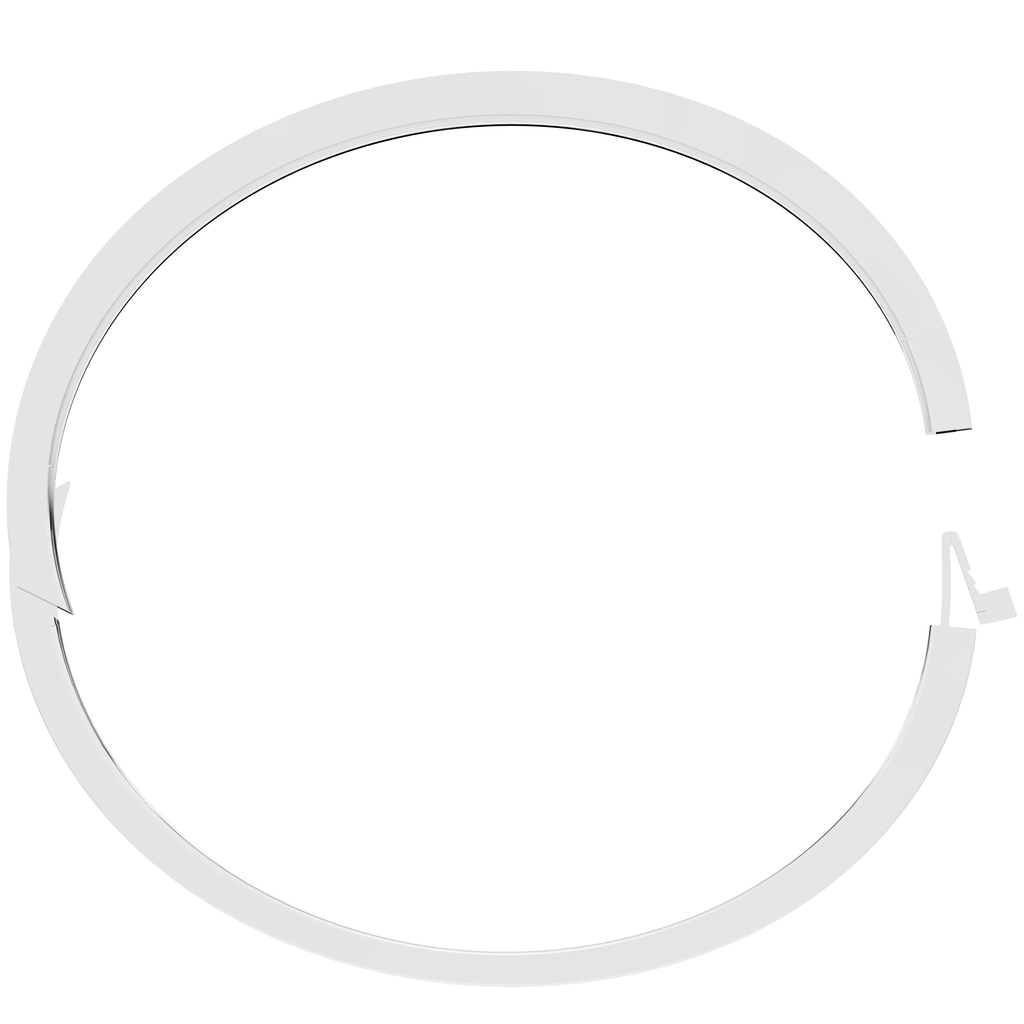 1.25CT.TW ROUND LAB DIAMOND BEZEL SET BANGLE - Nazarelle