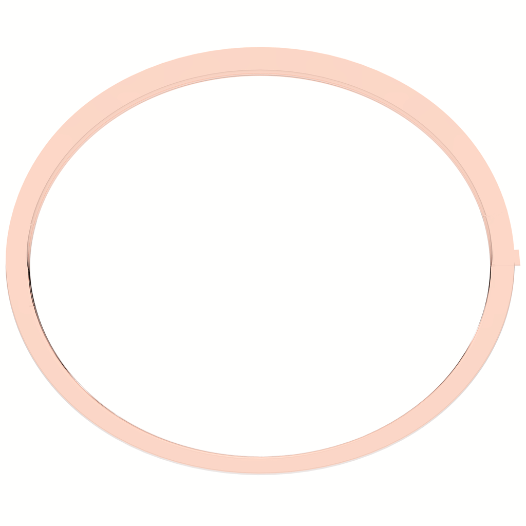 1.00CT.TW ROUND AND EMERALD CUT LAB DIAMOND BEZEL SET BANGLE - Nazarelle