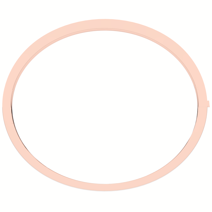 1.00CT.TW ROUND AND EMERALD CUT LAB DIAMOND BEZEL SET BANGLE - Nazarelle