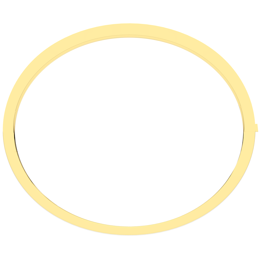 1.00CT.TW ROUND AND EMERALD CUT LAB DIAMOND BEZEL SET BANGLE - Nazarelle