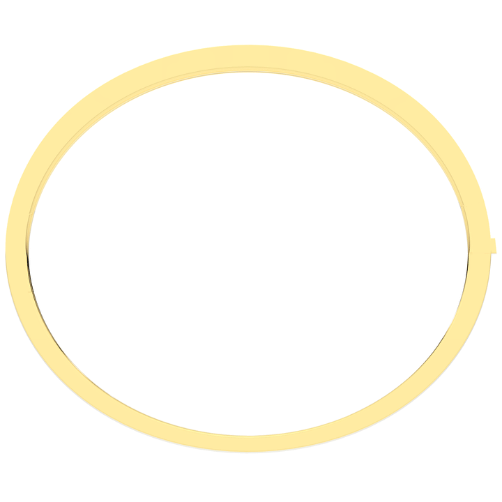 1.00CT.TW ROUND AND EMERALD CUT LAB DIAMOND BEZEL SET BANGLE - Nazarelle