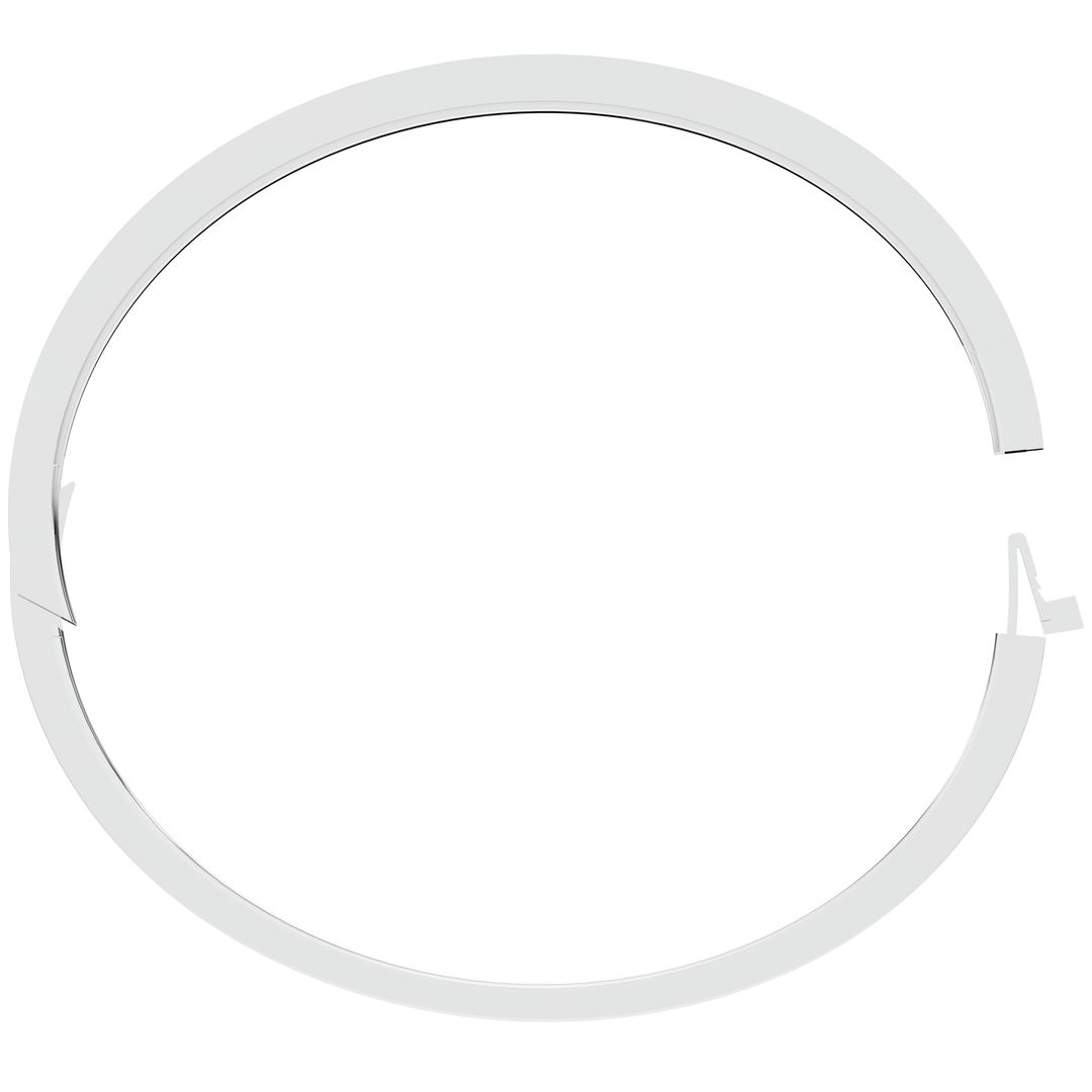 1.00CT.TW ROUND AND EMERALD CUT LAB DIAMOND BEZEL SET BANGLE - Nazarelle