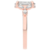 2.85CT.TW OVAL LAB DIAMOND ENGAGEMENT RING - Nazarelle