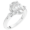 2.85CT.TW OVAL LAB DIAMOND ENGAGEMENT RING - Nazarelle