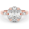 2.85CT.TW OVAL LAB DIAMOND ENGAGEMENT RING - Nazarelle