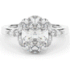 2.85CT.TW OVAL LAB DIAMOND ENGAGEMENT RING - Nazarelle