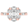 2.85CT.TW OVAL LAB DIAMOND ENGAGEMENT RING - Nazarelle