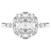 2.85CT.TW OVAL LAB DIAMOND ENGAGEMENT RING - Nazarelle