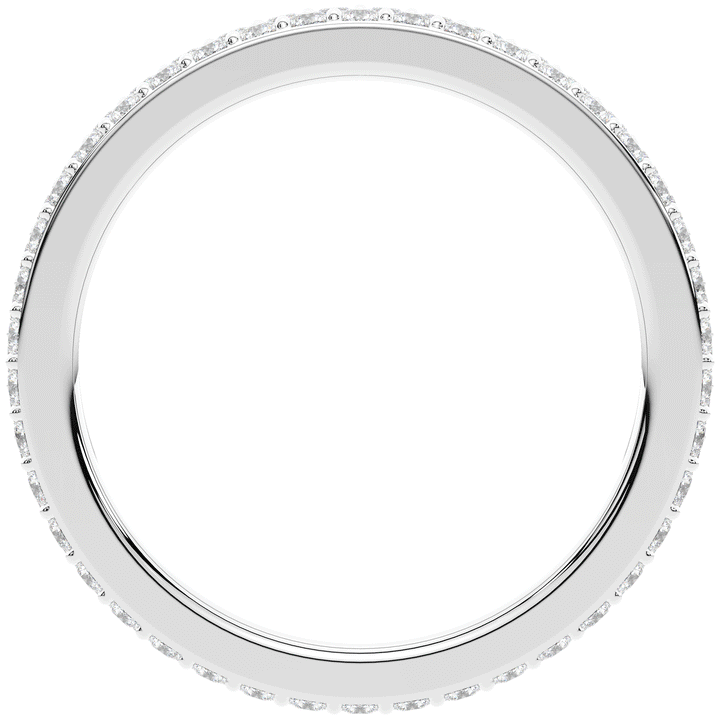 0.65CT.TW LAB DIAMOND DOUBLESTACK WEDDING BAND - Nazarelle