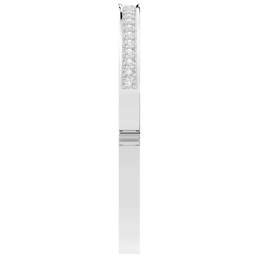 1.25CT.TW ROUND LAB DIAMOND BANGLE - Nazarelle